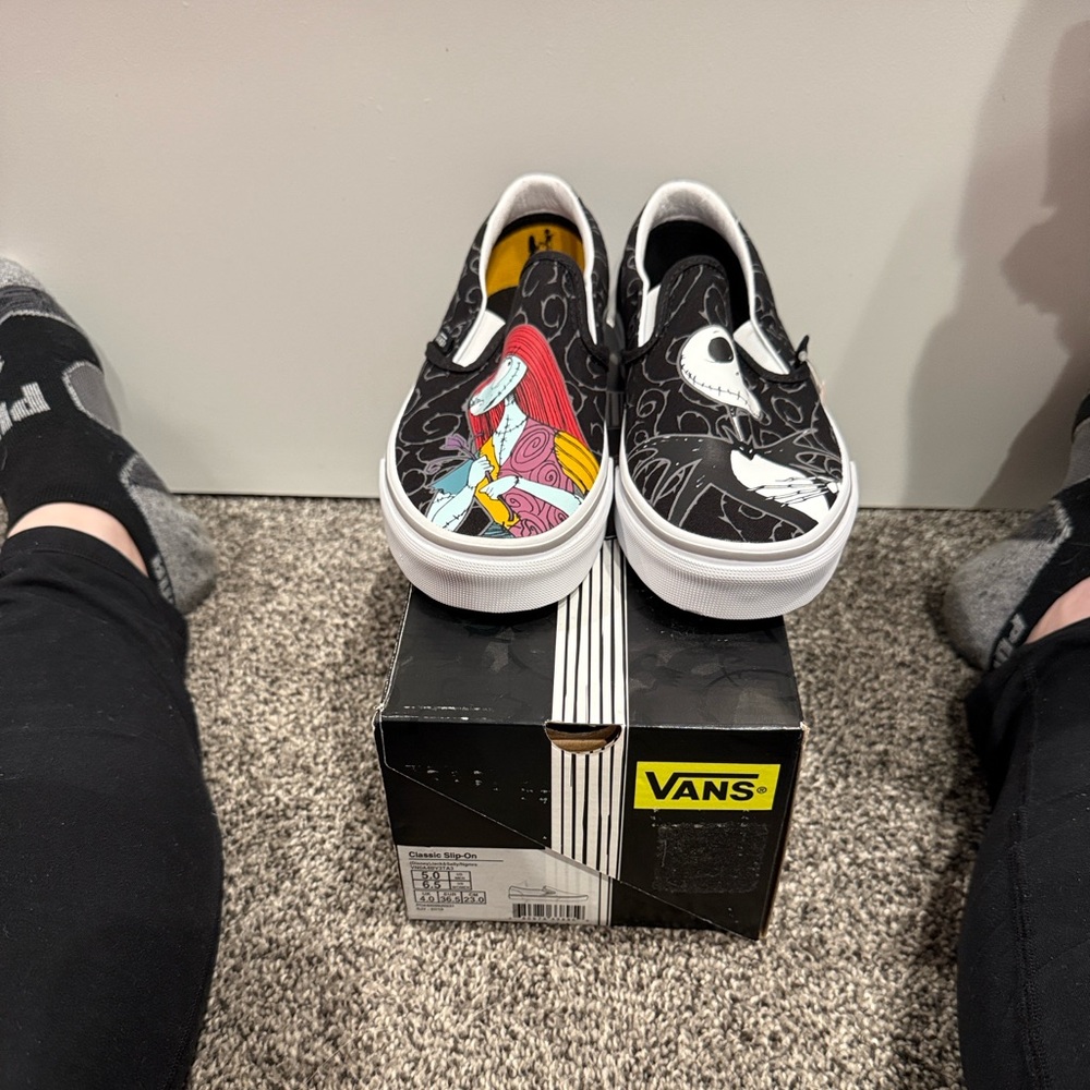 Women’s Nightmare Before Christmas Slip-On Vans